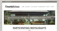 Desktop Screenshot of countylicious.com