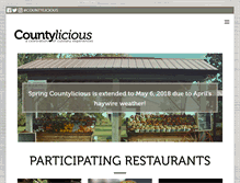 Tablet Screenshot of countylicious.com